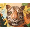 Maľovanie podľa čísel - TIGER A LISTY (D. RUSTY RUST)