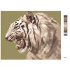 Maľovanie podľa čísel - REVÚCI BIELY TIGER PORTRÉT (D. RUSTY RUST)