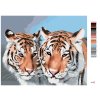 Maľovanie podľa čísel - TIGER PORTRÉT (D. RUSTY RUST)