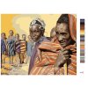 Maľovanie podľa čísel - AFRIKA DOMORODCI (D. RUSTY RUST)
