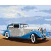 Maľovanie podľa čísel - RETRO AUTO PRI MORI