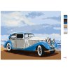Maľovanie podľa čísel - RETRO AUTO PRI MORI