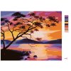 Maľovanie podľa čísel - ZÁPAD SLNKA NA JAZERE