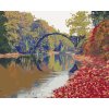 Maľovanie podľa čísel - FAREBNÁ JESENNÁ SCÉNA MOSTU
