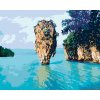 Maľovanie podľa čísel - MALÝ LESNÝ OSTROVČEK NA MORI