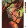 Maľovanie podľa čísel - FANTASY STROMY V LESE