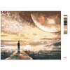 Maľovanie podľa čísel - MESAČNÝ SVIT NAD MÓLOM