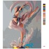 Maľovanie podľa čísel - BALETKA TANCUJÚCA NA PALETE FARIEB