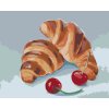 Maľovanie podľa čísel - CROISSANT A ČEREŠNE (MYROSLAVA VOLOSCHUK)