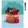 Maľovanie podľa čísel - MALINOVÁ TORTA S ČOKOLÁDOU (MYROSLAVA VOLOSCHUK)