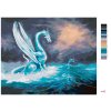 Maľovanie podľa čísel - MOCNÝ DRAK A MORSKÁ PANNA