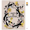 Maľovanie podľa čísel - SYLVESTER A TWEETY (LOONEY TUNES)