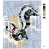 Maľovanie podľa čísel - PEPÉ LE PEW GRAFFITI (LOONEY TUNES)