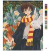 Maľovanie podľa čísel - HARRY POTTER, HEDVIKA A FÉNIX FAWKES