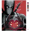 Maľovanie podľa čísel - DEADPOOL A SRDIEČKO