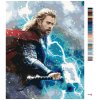 Maľovanie podľa čísel - THOR S MJOLNIROM V BÚRKE