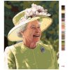 Maľovanie podľa čísel - USMIEVAVÁ KRÁĽOVNÁ ALŽBETA II.