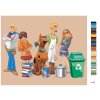 Maľovanie podľa čísel - ZÁHADY S.R.O. AKO KUTILOVIA (SCOOBY DOO)