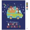Maľovanie podľa čísel - SCOOBY NA CESTE S DARČEKMI