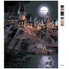 Maľovanie podľa čísel - ŠTUDENTI PRIPLÁVAJÚCI K ROKFORTU (HARRY POTTER)