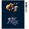 Maľovanie podľa čísel - ASTRONAUT A BALÓNY