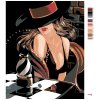 Maľovanie podľa čísel - SEXY ŠACHISTKA
