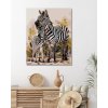 Maľovanie podľa čísel - ZEBRA S MLÁĎATKOM