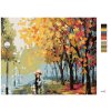 Maľovanie podľa čísel - JESENNÝ DÁŽĎ
