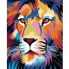 Diamantové maľovanie - FAREBNÝ LEV