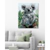 Maľovanie podľa čísel - KOALA S MLÁĎATKOM