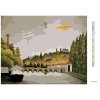 Diamantové maľovanie - POHĽAD NA MOST V SEVRES A KOPCE CLAMART (HENRI ROUSSEAU)