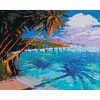 Diamantové maľovanie - KRÁSNE TYRKYSOVÉ MORE