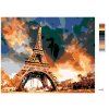 Maľovanie podľa čísel - EIFFELOVA VEŽA