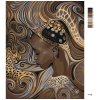 Maľovanie podľa čísel - AFRICKÉ DOMORODÉ DIEVČA
