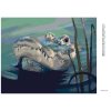Diamantové maľovanie - ALIGÁTOR HLAVA VO VODE (D. RUSTY RUST)