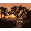 Diamantové maľovanie - CHATA PRI SÚMRAKU (D. RUSTY RUST)