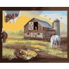 Diamantové maľovanie - KRYSA V OBRAZE FARMY A KONE (D. RUSTY RUST)