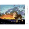 Diamantové maľovanie - LEV PRI ZÁPADE SLNKA (D. RUSTY RUST)