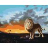 Diamantové maľovanie - LEV PRI ZÁPADE SLNKA (D. RUSTY RUST)