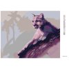 Diamantové maľovanie - LEŽIACA PUMA (D. RUSTY RUST)