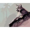 Diamantové maľovanie - LEŽIACA PUMA (D. RUSTY RUST)
