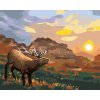 Diamantové maľovanie - LOS PRI ZÁPADE SLNKA (D. RUSTY RUST)