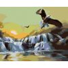 Diamantové maľovanie - LOVIACI OROL PRI SPLAVE (D. RUSTY RUST)