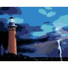 Diamantové maľovanie - MAJÁK A BÚRKA (D. RUSTY RUST)