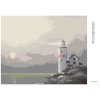 Diamantové maľovanie - MAJÁK A SLNKO V HMLE (D. RUSTY RUST)