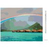 Diamantové maľovanie - MALEDIVY - DÚHA (DENNIS FRATES)