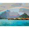 Diamantové maľovanie - MALEDIVY - DÚHA (DENNIS FRATES)