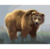 Diamantové maľovanie - MEDVEĎ V HMLE (D. RUSTY RUST)