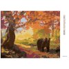 Diamantové maľovanie - MEDVEĎ V JESENNOM LESE (D. RUSTY RUST)