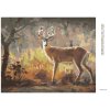 Diamantové maľovanie - MLADÝ JELEŇ A JESENNÝ LES (D. RUSTY RUST)